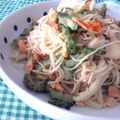 ぬかり's cooksnap of when they made ツルッと♪和風焼きそうめん☆.