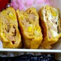 puniＫ's cooksnap of when they made お弁当に＊ツナコーン卵焼き.