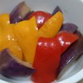 ほくねぇ's cooksnap of when they made ナスとパプリカでカラフルマリネ.