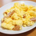 ななクレープ's cooksnap of when they made 朝ごはん♪お弁当に♪ウインナーエッグ.