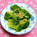 シャンプーハット's cooksnap of when they made ブロッコリーのごま和え.