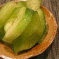 ｍａｒしゃん's cooksnap of when they made 日本酒でお漬け物（黒ウリ【かりもり】）.