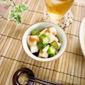 健太ママ♪'s cooksnap of when they made Ｗネバネバ♪オクラと長いもの梅おかか和え.