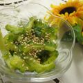 miyuki12's cooksnap of when they made さっぱり美味しいゴーヤだけの酢の物.