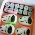 シングルみどり's cooksnap of when they made キャラ弁☆詰めるだけの簡単スヌーピー.