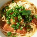 あゆ肉's cooksnap of when they made ピリ辛トマトのそうめんラーメン.