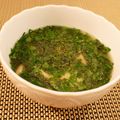 ＊＊rose＊＊'s cooksnap of when they made 初めてさんにも簡単モロヘイヤスープ♫.