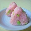 オレンジデイ's cooksnap of when they made 桜色♪枝豆とちりめんじゃこのおこわ.