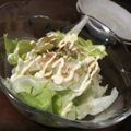 チョビ～☆'s cooksnap of when they made レタスのおかかごまマヨぽんサラダ.