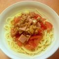 Saaaaaya11's cooksnap of when they made 焼肉のたれで冷製パスタ♪.