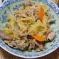 白いカピバラ's cooksnap of when they made 簡単！豚こま肉とキャベツの塩だれ蒸し.
