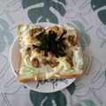 えり8eight's cooksnap of when they made 海苔マヨ納豆トースト☆.