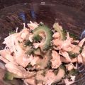 ＯＦＵＪＩ's cooksnap of when they made ゴーヤと鶏ささみのゴマドレあえ.