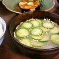 うに１１８'s cooksnap of when they made 冷汁風♫冷たい胡瓜のお味噌汁☆.