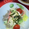 ＊sasa＊'s cooksnap of when they made ★わさびがきいてる☆そばサラダ　*Ym*.