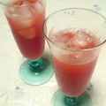 ミカズキｍｋ's cooksnap of when they made ＜覚書＞夏の朝に☆スイカのジュース.