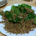 すぷー。's cooksnap of when they made ピーマンとしらすの炒め物.