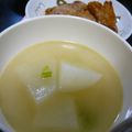 ゆいランラン's cooksnap of when they made ラブリー亀ちゃん♪　カブスープ☆彡.