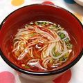 moruchama's cooksnap of when they made そうめんつゆには食べるラー油.