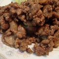 さんぱうろ's cooksnap of when they made カフェ飯風♪挽き肉ときのこのそぼろライス.