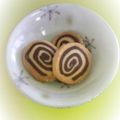 mameanmtsu's cooksnap of when they made FPを使って渦巻きクッキー♪バターなし.