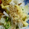 yukanosuke's cooksnap of when they made タルタル★彩りサラダ.