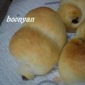 ぶーにゃんM's cooksnap of when they made 人気パン屋さんのちくわ納豆パン.