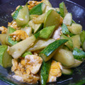 ガメコ's cooksnap of when they made きゅうり玉子炒め.