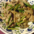 ツルコ's cooksnap of when they made 豚肉とにんにくの芽の七味マヨ炒め.