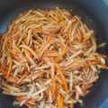 クックP0TKD5☆'s cooksnap of when they made 人参と菊芋の…胡麻風味「きんぴら」.