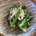 dollyj's cooksnap of when they made 簡単副菜♡春菊とえのきのごま和え.