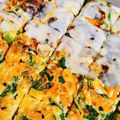あきもみじ's cooksnap of when they made 豆腐入り♪ニラと人参のチヂミ.