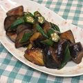 chokomi513's cooksnap of when they made ねばねばオクラとなすの甘辛炒め.