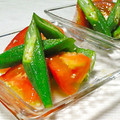 jenis's cooksnap of when they made トマトとオクラのさっぱり和え.