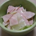 ちゃわっと's cooksnap of when they made 白菜とハムのゴマドレサラダ♪♫♬.