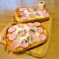 マッハママ's cooksnap of when they made 簡単ピザ風トースト.