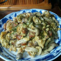 ゆみたんしお's cooksnap of when they made きのことベーコンのふんわり卵炒め.