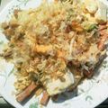 五目かたやきそば's cooksnap of when they made もやしとゴーヤとスパムのチャンプルー.