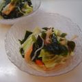 momo hana's cooksnap of when they made わかめときゃべつのカニあんかけ♪.