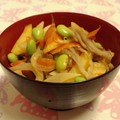 ちょびーす's cooksnap of when they made 空豆と新ジャガと新タマのバター炒め.
