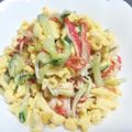 ぽんﾁｬﾝ☆'s cooksnap of when they made きゅうりと卵とカニカマのカラフルサラダ.