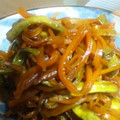 たよよん's cooksnap of when they made ささげのきんぴら風☆.