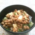 ねっちゃんっ's cooksnap of when they made 簡単～わさび納豆きゅうりチーズご飯♪.