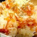 machisin's cooksnap of when they made トマトとソーセージのパエリア.