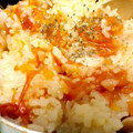 machisin's cooksnap of when they made トマトとソーセージのパエリア.