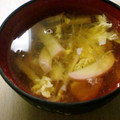 maruru-nn's cooksnap of when they made ほっと一息♡かまぼこ入りかき玉すまし汁.