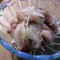 maruru-nn's cooksnap of when they made お刺身マリネ★アジ、サンマ等々….