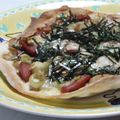 聖まま３'s cooksnap of when they made 海苔たっぷりの和風ピザ.