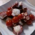 maruru-nn's cooksnap of when they made ☆たことプチトマトのガーリック炒め☆.