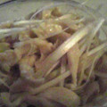 winemania's cooksnap of when they made 節約おつまみ☆鶏皮の湯引き柚子胡椒風味☆.